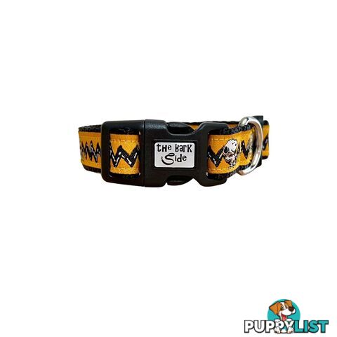 Snoopy Dog Collar - Hand Made by The Bark Side - TBSSNOOPSML