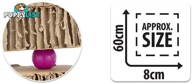 BIRD TOY DESTRUCTIVE - SHREDZ CARDBOARD TOWER X 3 & X 4 - BAINBRIDGE - BB-A8388