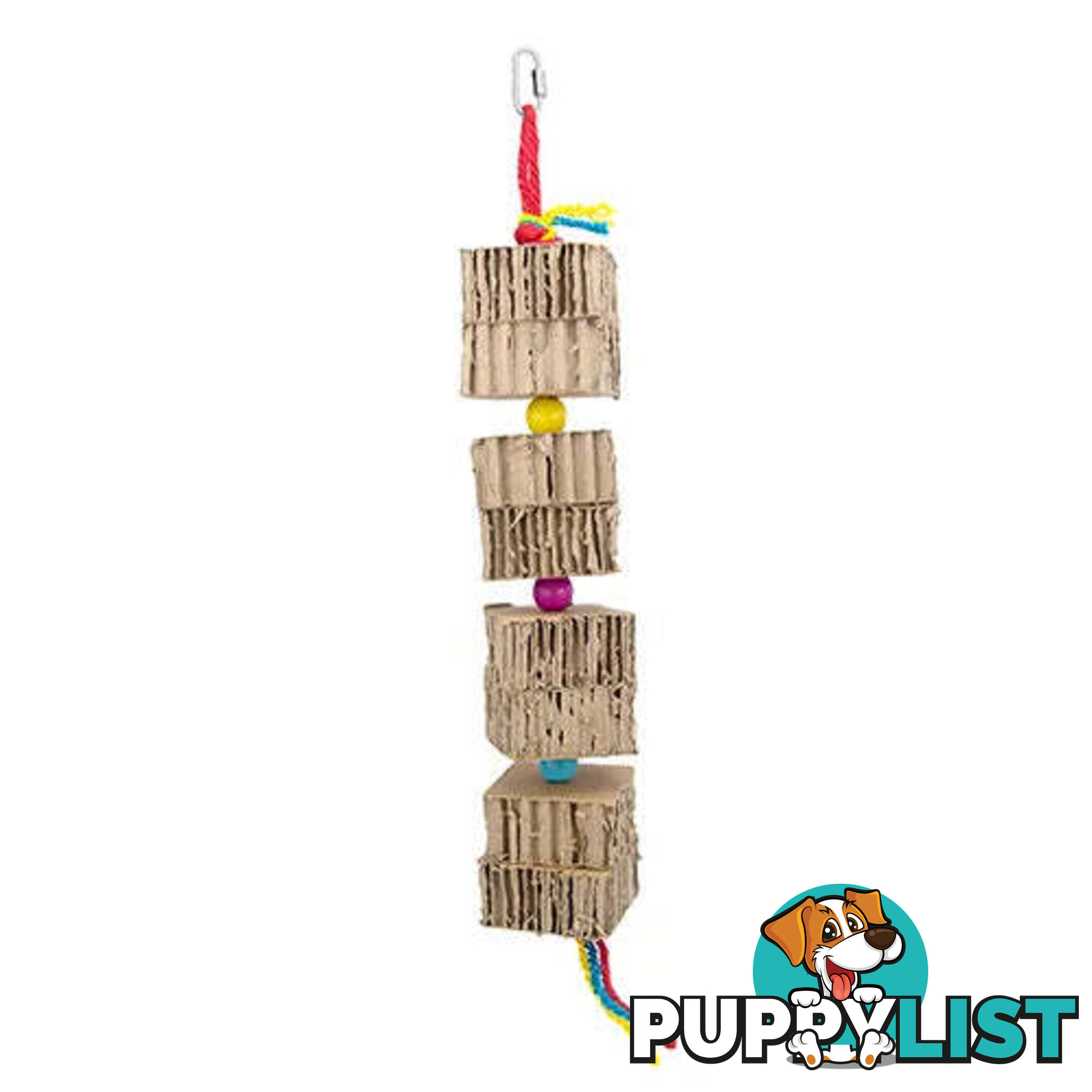 BIRD TOY DESTRUCTIVE - SHREDZ CARDBOARD TOWER X 3 & X 4 - BAINBRIDGE - BB-A8388