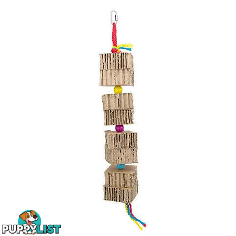 BIRD TOY DESTRUCTIVE - SHREDZ CARDBOARD TOWER X 3 & X 4 - BAINBRIDGE - BB-A8388