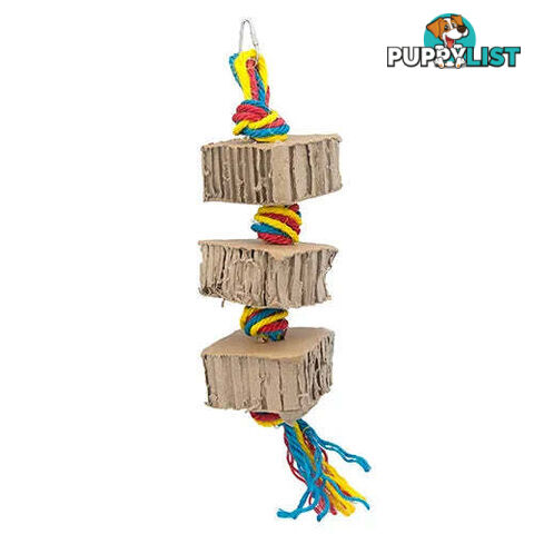 BIRD TOY DESTRUCTIVE - SHREDZ CARDBOARD TOWER X 3 & X 4 - BAINBRIDGE - BB-A8388