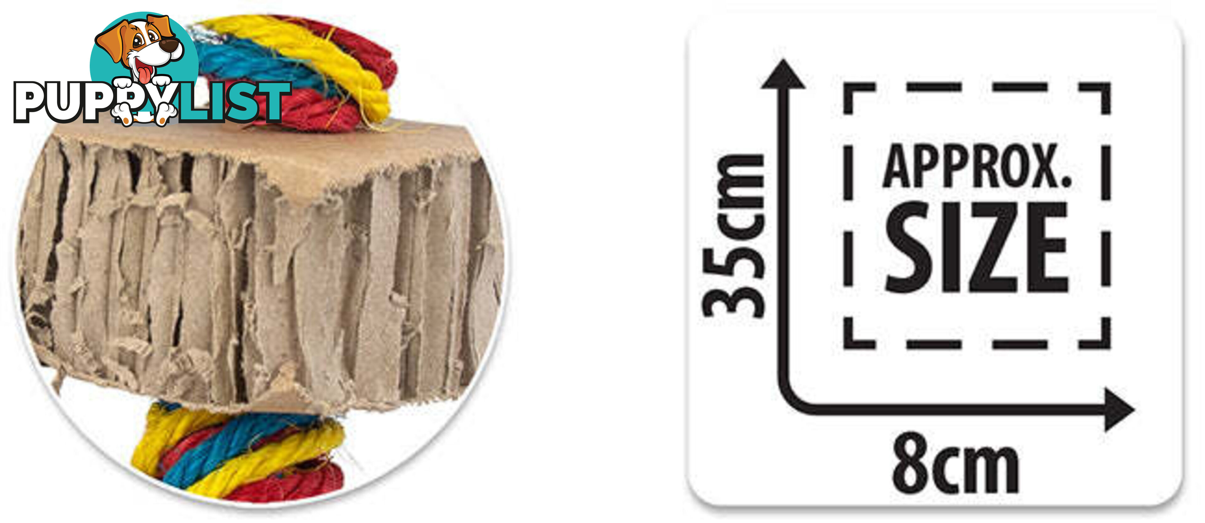 BIRD TOY DESTRUCTIVE - SHREDZ CARDBOARD TOWER X 3 & X 4 - BAINBRIDGE - BB-A8388