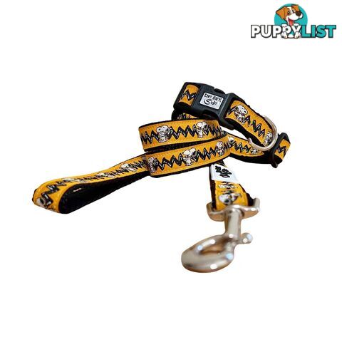Snoopy Dog Collar - Hand Made by The Bark Side - TBSSNOOPLGE