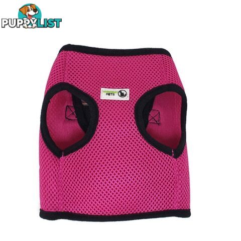 Doggie ID Vest Soft Air Mesh Personlised Embroidered - MDPIDVESXSRED