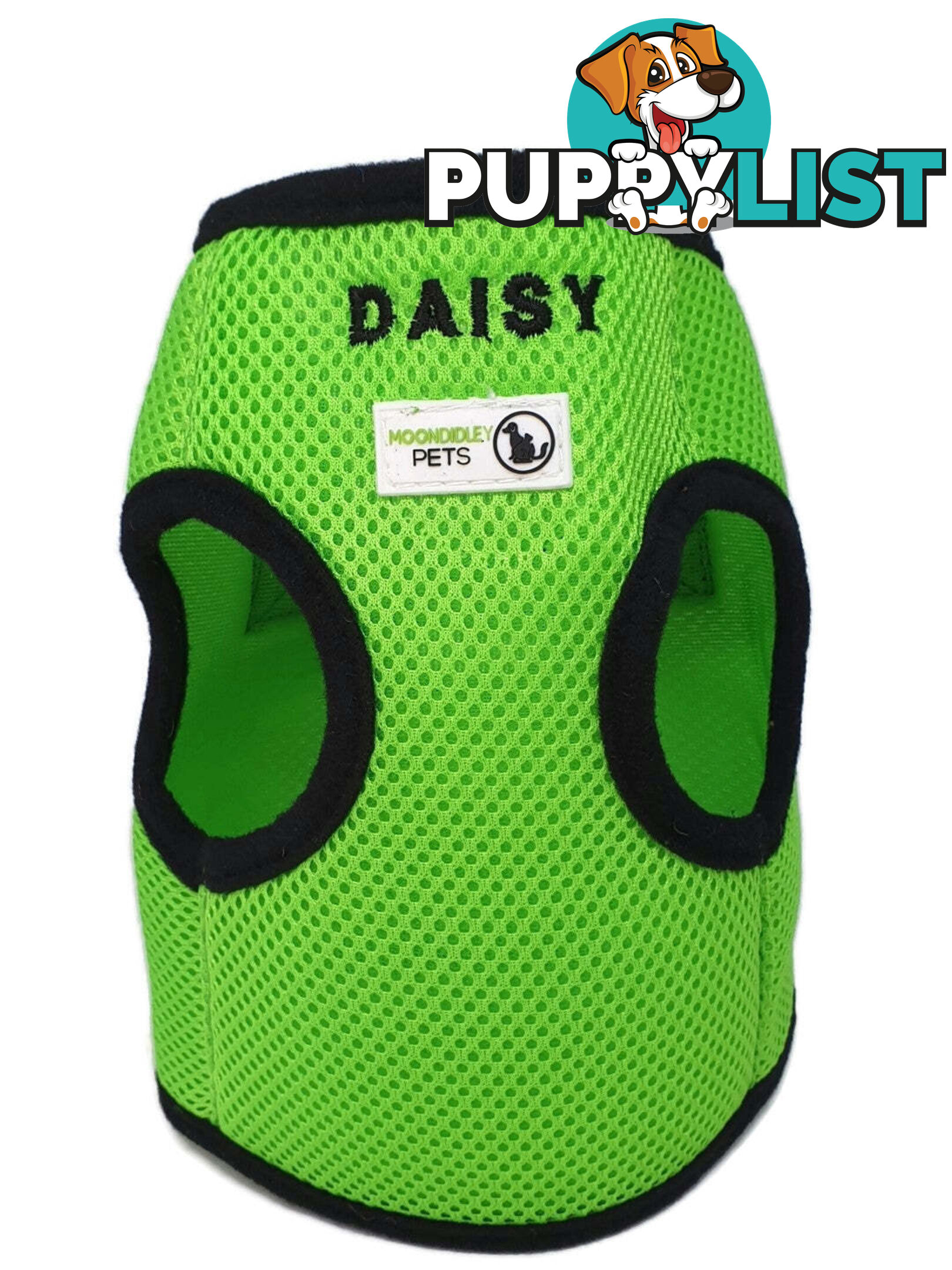 Doggie ID Vest Soft Air Mesh Personlised Embroidered - MDPIDVESXSRED