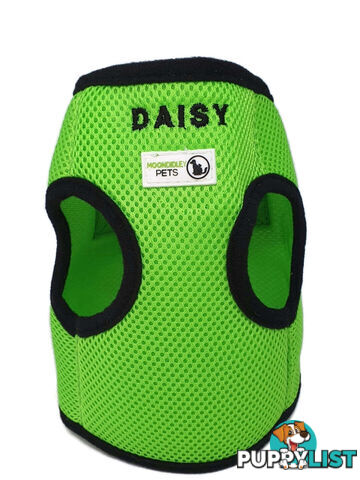 Doggie ID Vest Soft Air Mesh Personlised Embroidered - MDPIDVESXSRED