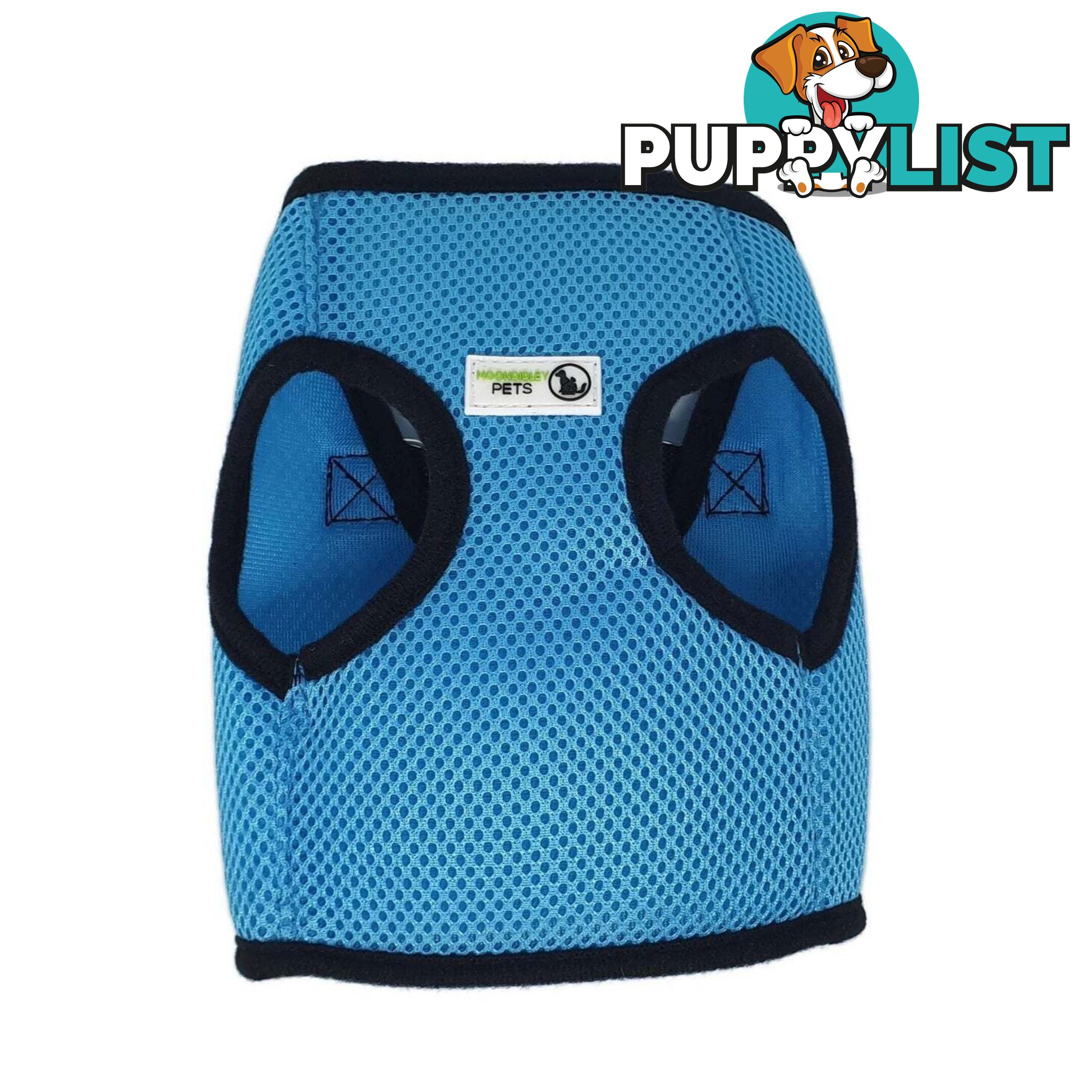 Doggie ID Vest Soft Air Mesh Personlised Embroidered - MDPIDVESXSRED