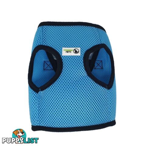 Doggie ID Vest Soft Air Mesh Personlised Embroidered - MDPIDVESXSRED