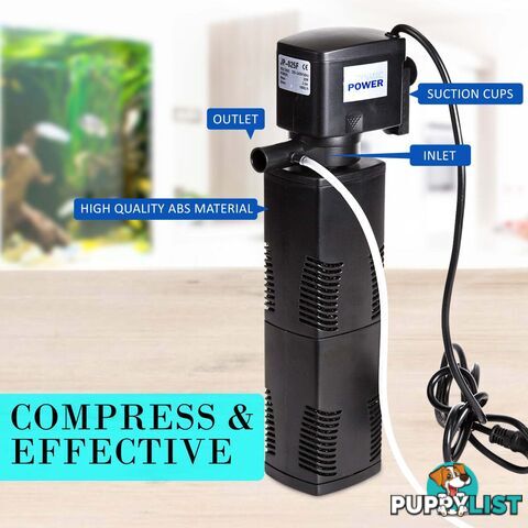Aquarium Submersible Filter Pond Pump 1600L/H 35W 2.5m - V274-AQ-JP025F-35
