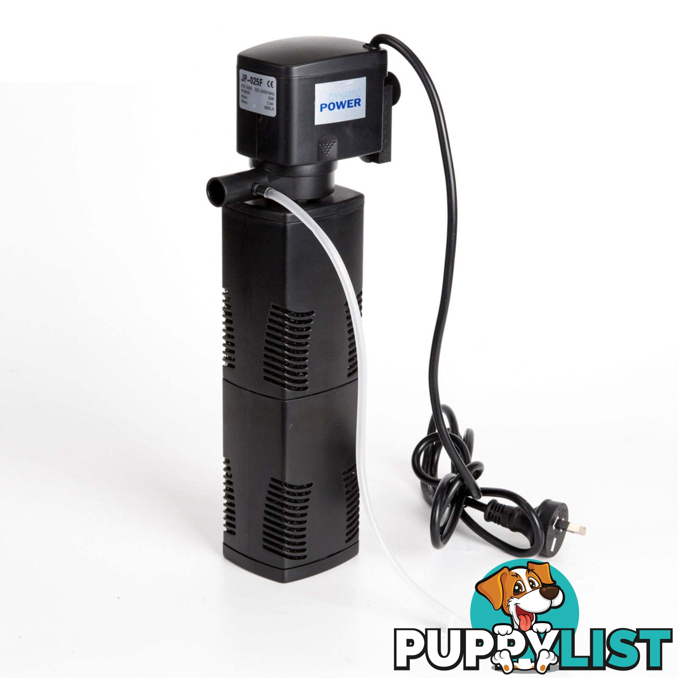 Aquarium Submersible Filter Pond Pump 1600L/H 35W 2.5m - V274-AQ-JP025F-35