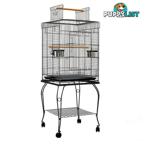 i.Pet Bird Cage 145cm Large Aviary - PET-BIRDCAGE-A102-BK