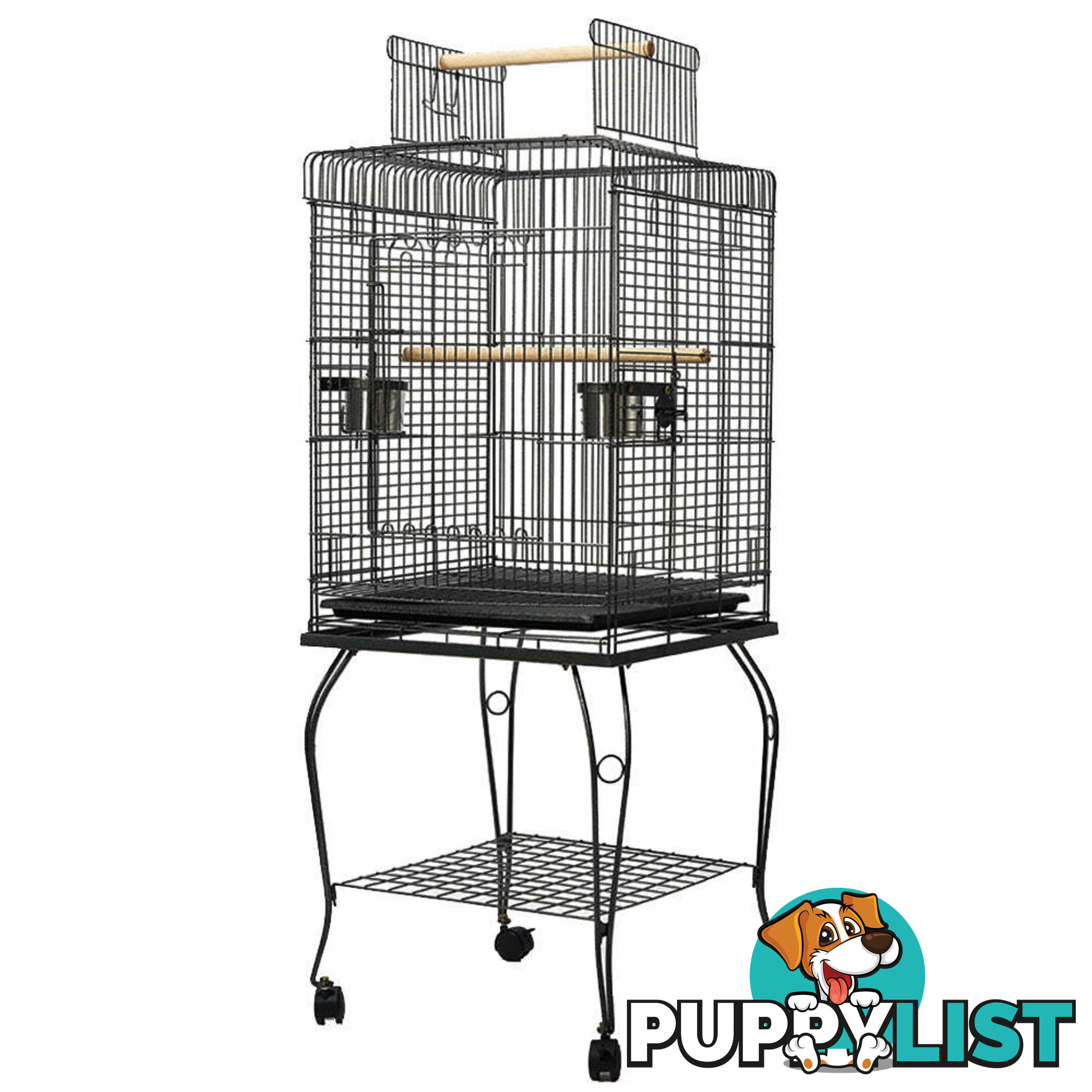 i.Pet Bird Cage 145cm Large Aviary - PET-BIRDCAGE-A102-BK