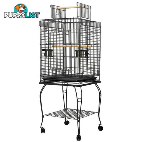 i.Pet Bird Cage 145cm Large Aviary - PET-BIRDCAGE-A102-BK