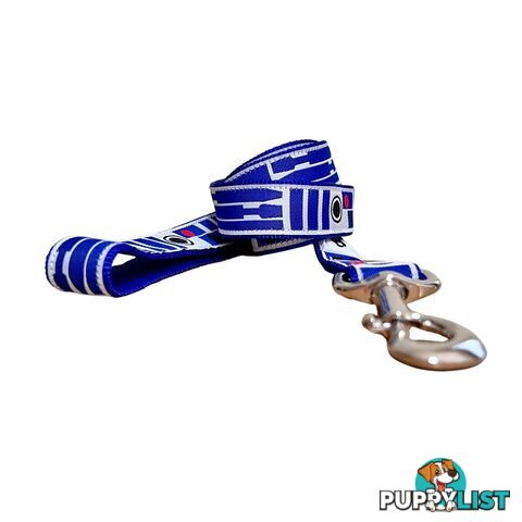 Droid Inspired Dog Lead / Dog Leash - Hand Made by The Bark Side - TBSLDDROBLU251.8