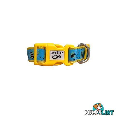 Bumble Bee Dog Collar - Hand Made by The Bark Side - TBSBUMLGE