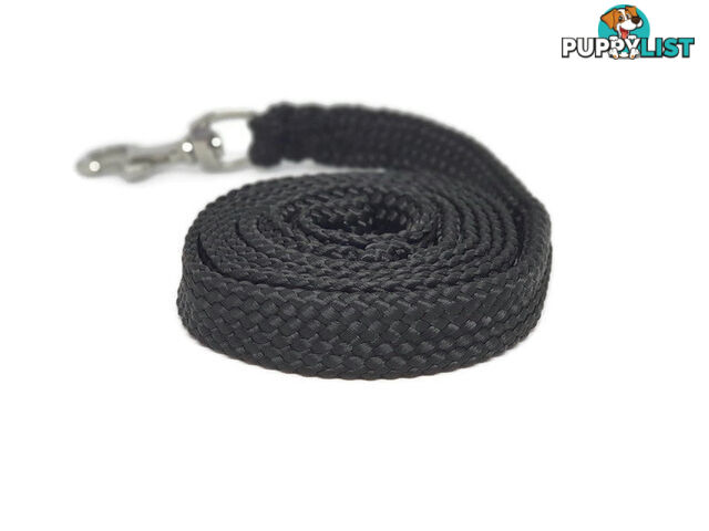 1.8m to 10m Long Dog Lead No Stitching Tough Yarnix 20mm Wide - YNXLD2010SSPNK