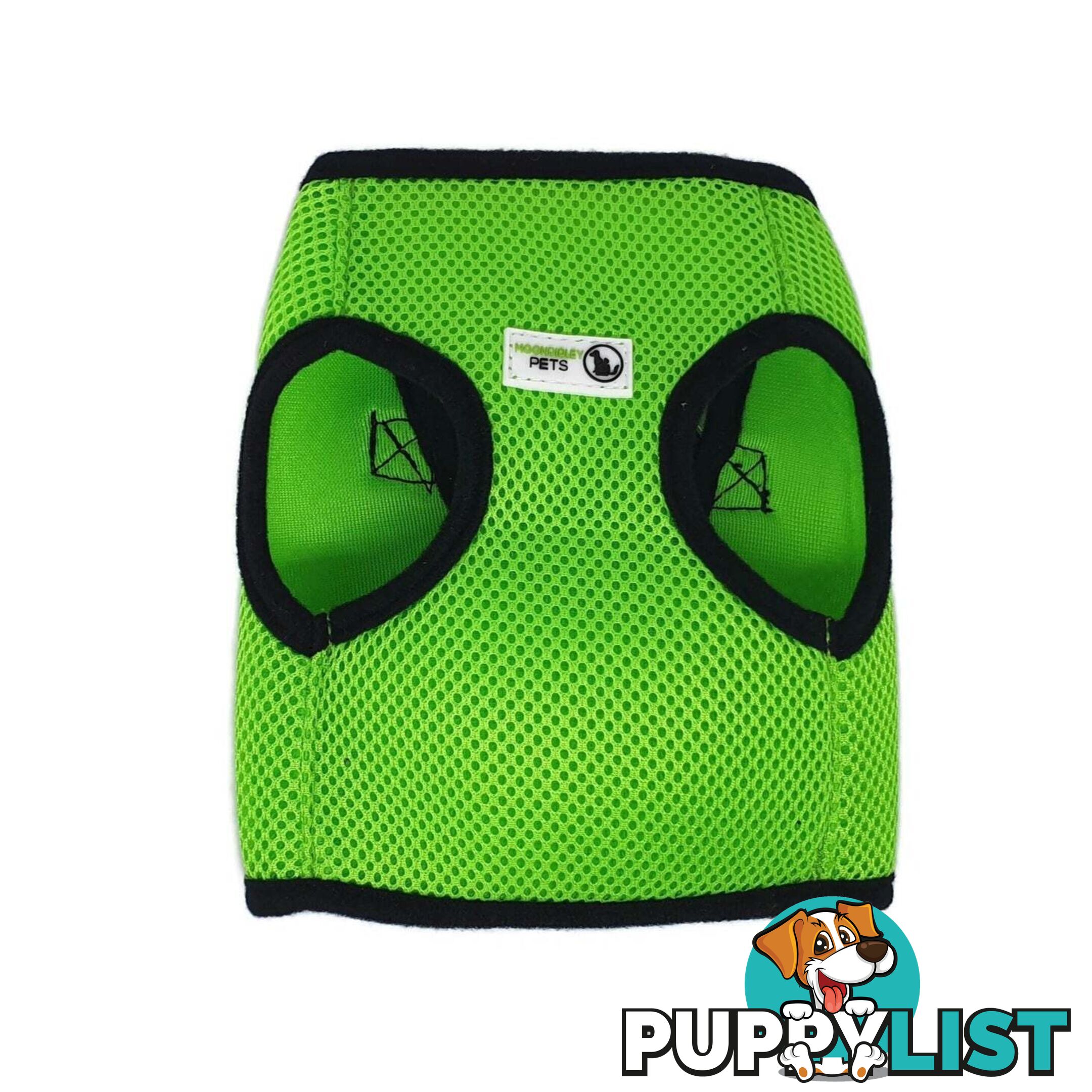 Vest Harness Pet Dog-Cat Step-in Velcro and Buckle Attachments - Moondidley Pets - MDPVESTLPUR