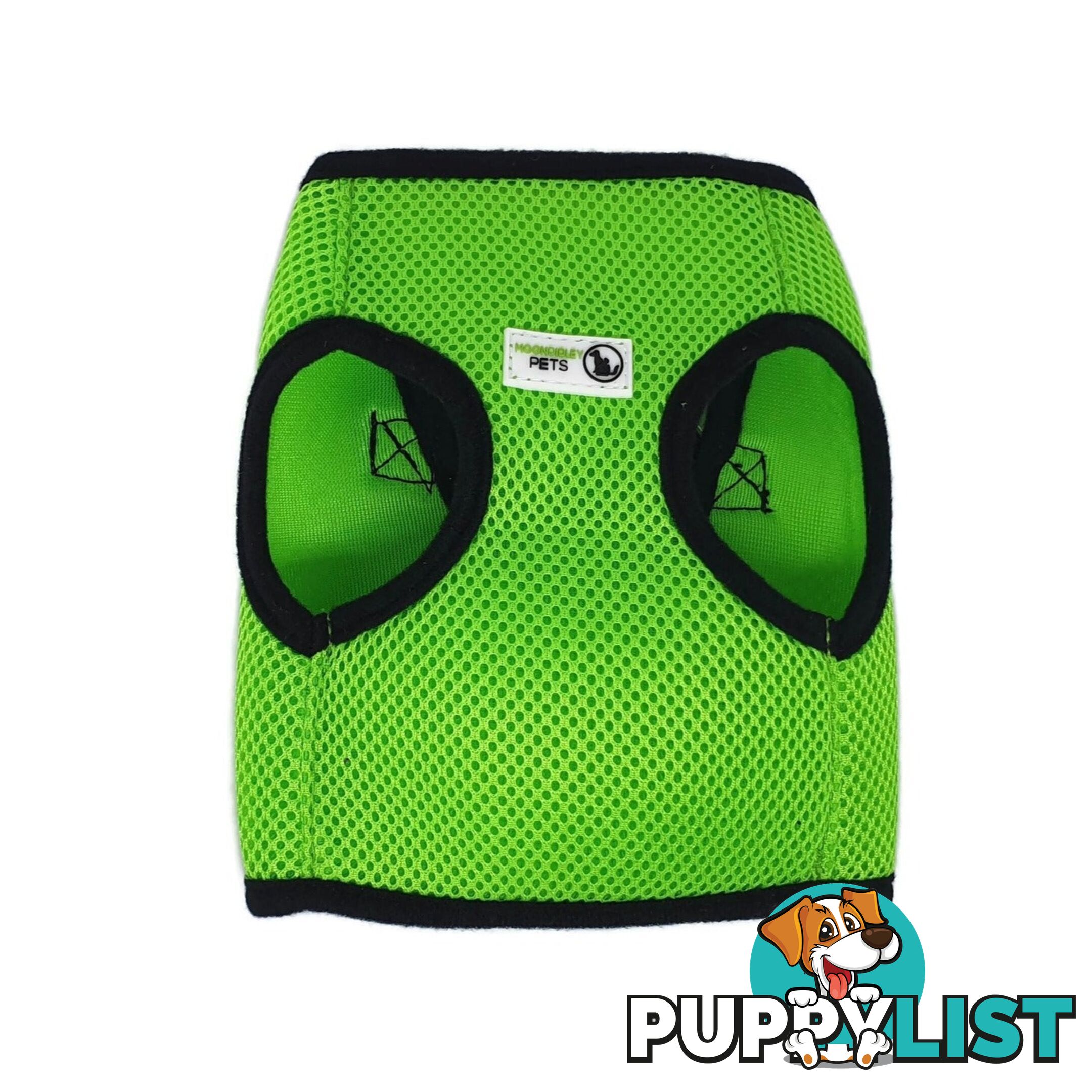 Vest Harness Pet Dog-Cat Step-in Velcro and Buckle Attachments - Moondidley Pets - MDPVESTLPUR