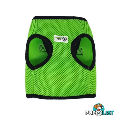 Vest Harness Pet Dog-Cat Step-in Velcro and Buckle Attachments - Moondidley Pets - MDPVESTLPUR