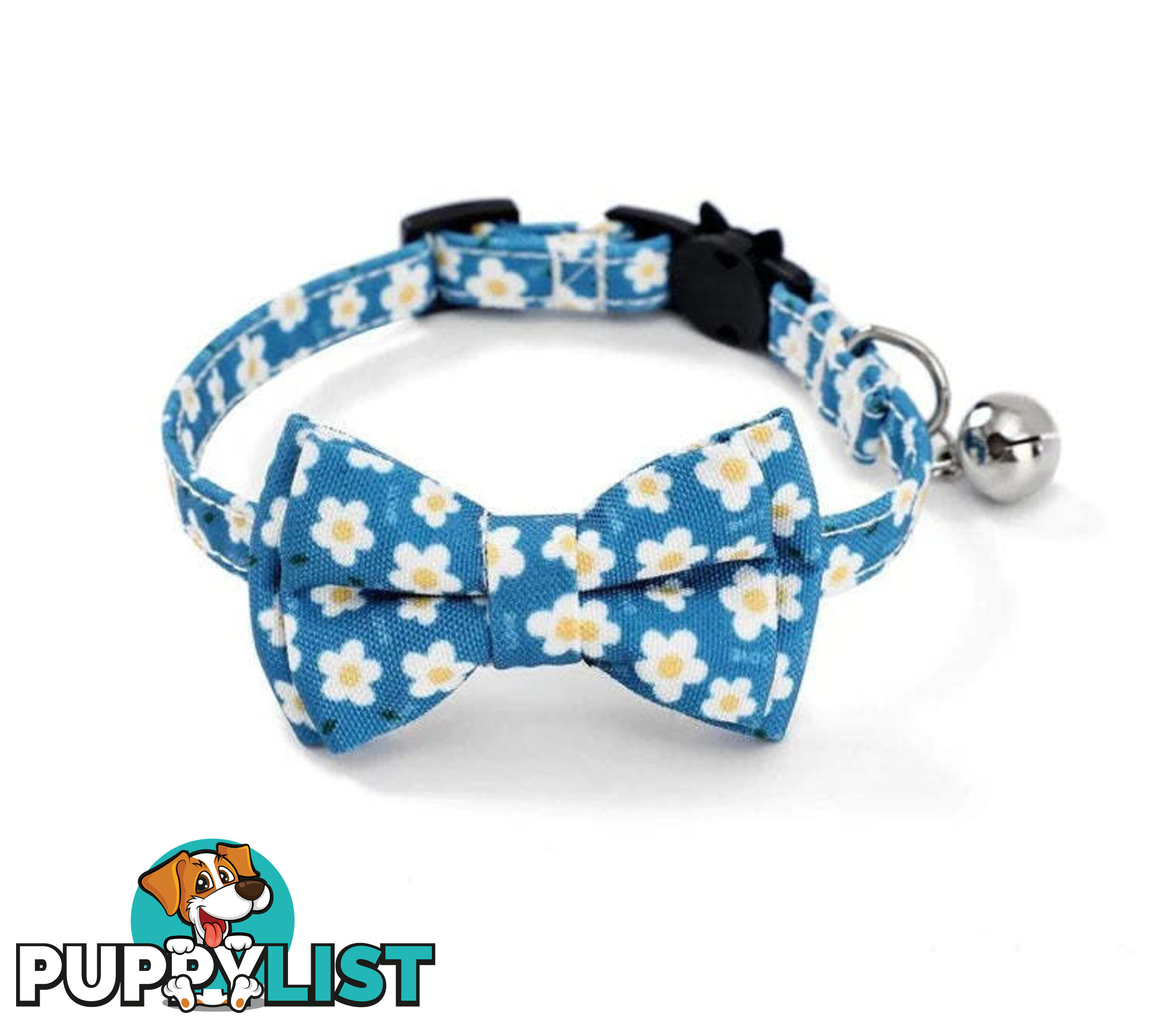 Breakaway Cat Collar & Bow Tie / XS - Hand Made by The Bark Side - TBSBRKXSBBY