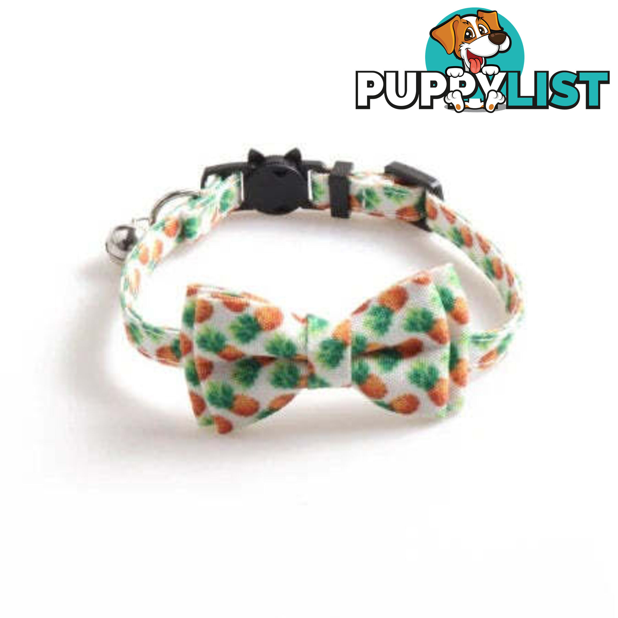 Breakaway Cat Collar & Bow Tie / XS - Hand Made by The Bark Side - TBSBRKXSBBY