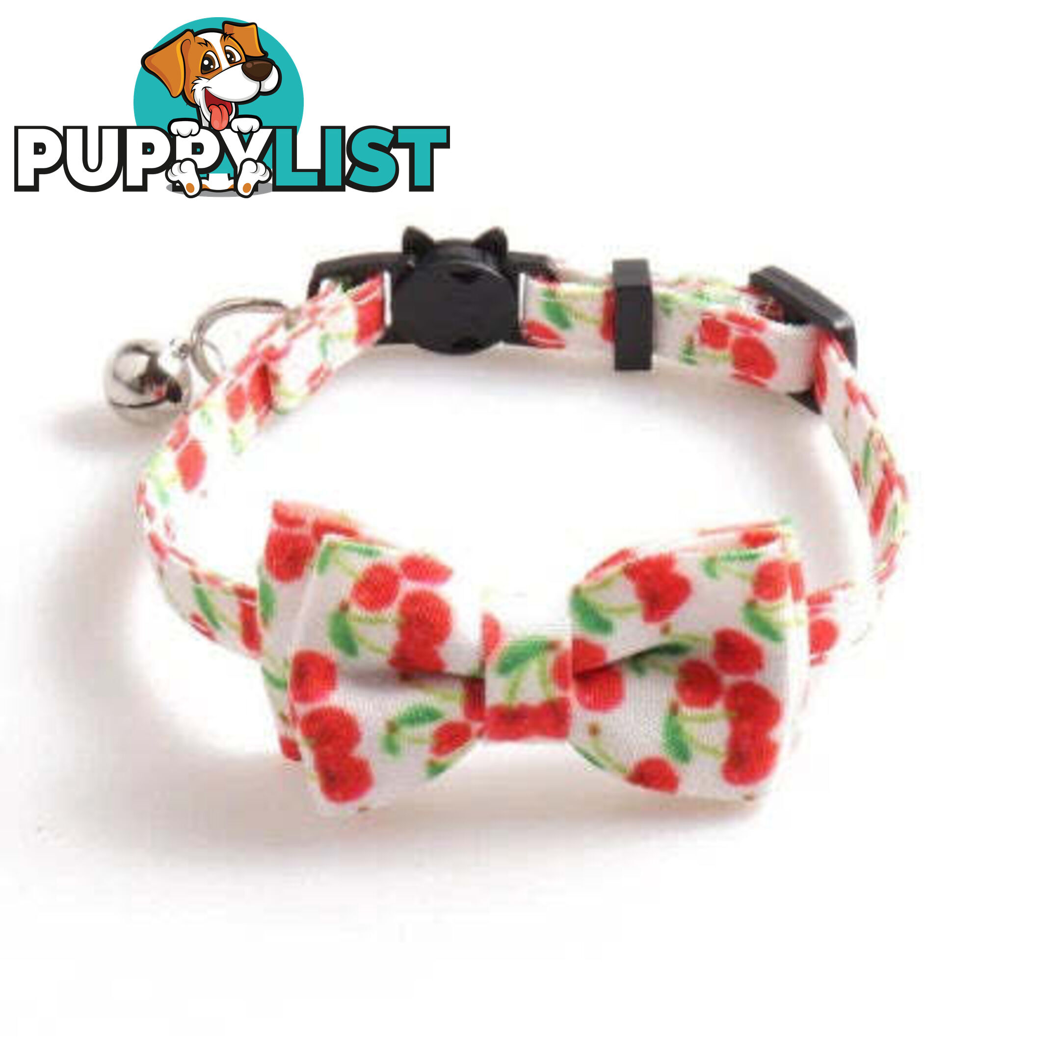Breakaway Cat Collar & Bow Tie / XS - Hand Made by The Bark Side - TBSBRKXSBBY