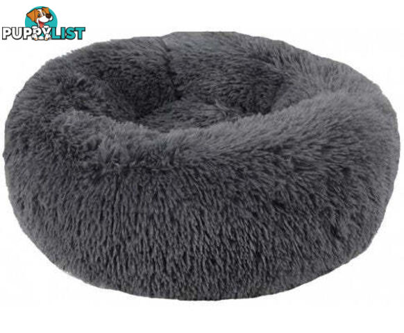 Soft Dog/Cat Bed Round, Washable - V324-PETDB-DGREY-50
