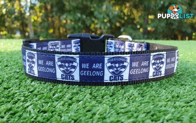 AFL Dog Collars, Footy - Aussie Rules - Moondidley Pets - MDPCOLAFLMWB
