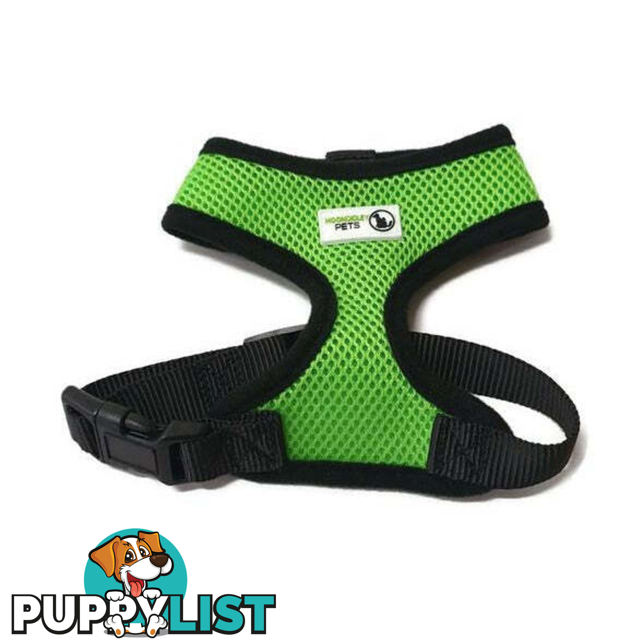 Pet Harness Soft Air Mesh Padded Adjustable  - Moondidley Pets - MDPHARMESXLPUR