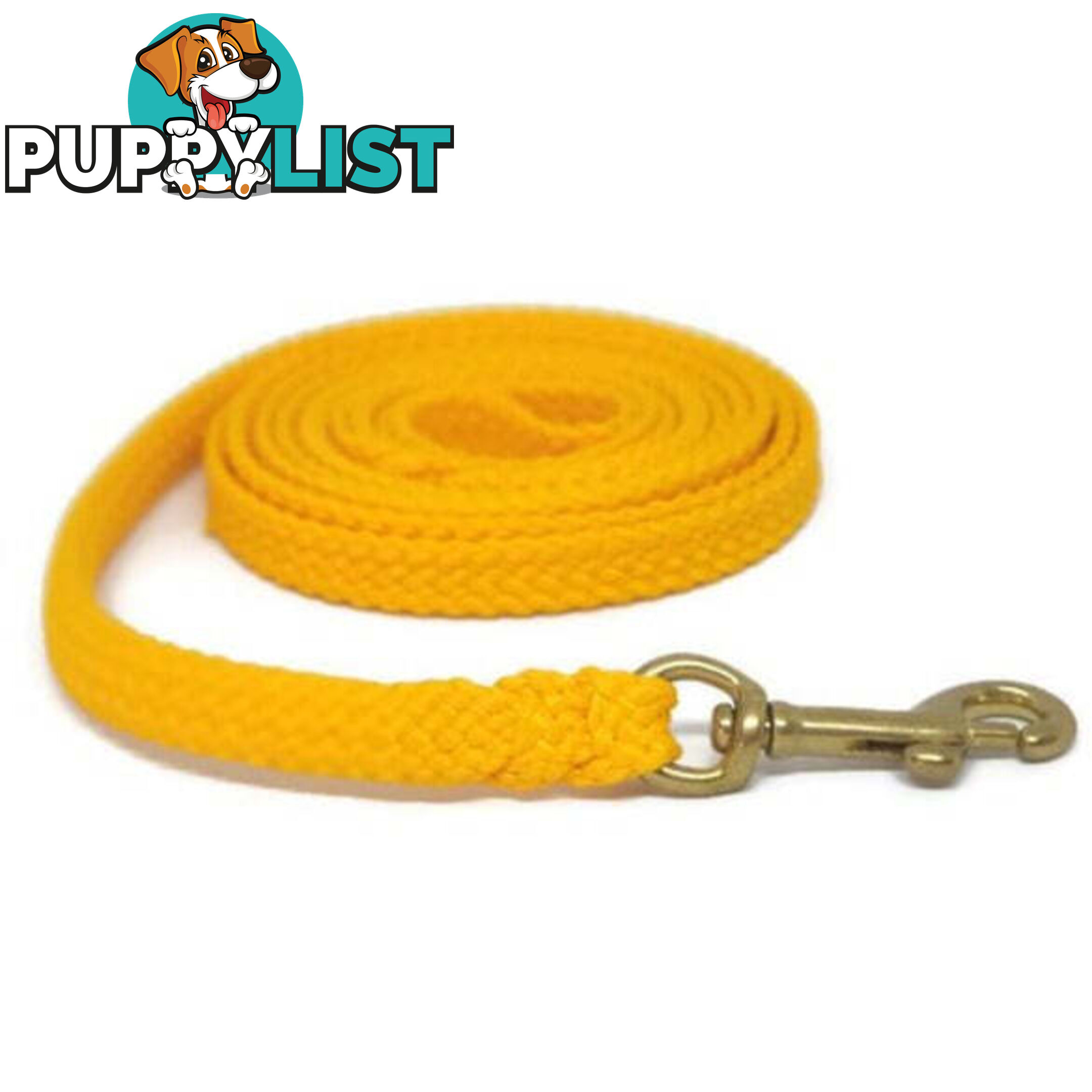 1.8m to 10m Long Dog Lead No Stitching Tough Yarnix 10mm Wide - YNXLD10-1.8-PUR-SS