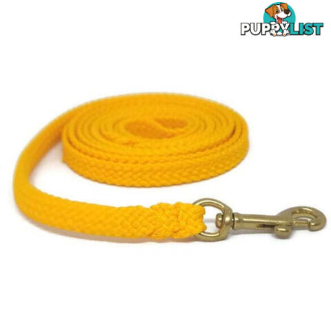 1.8m to 10m Long Dog Lead No Stitching Tough Yarnix 10mm Wide - YNXLD10-1.8-PUR-SS