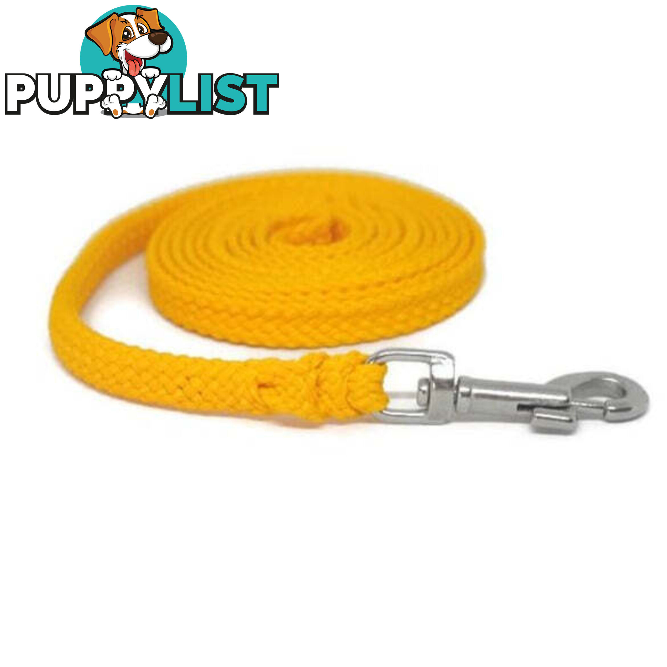 1.8m to 10m Long Dog Lead No Stitching Tough Yarnix 10mm Wide - YNXLD10-1.8-PUR-SS
