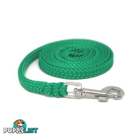 1.8m to 10m Long Dog Lead No Stitching Tough Yarnix 10mm Wide - YNXLD10-1.8-PUR-SS
