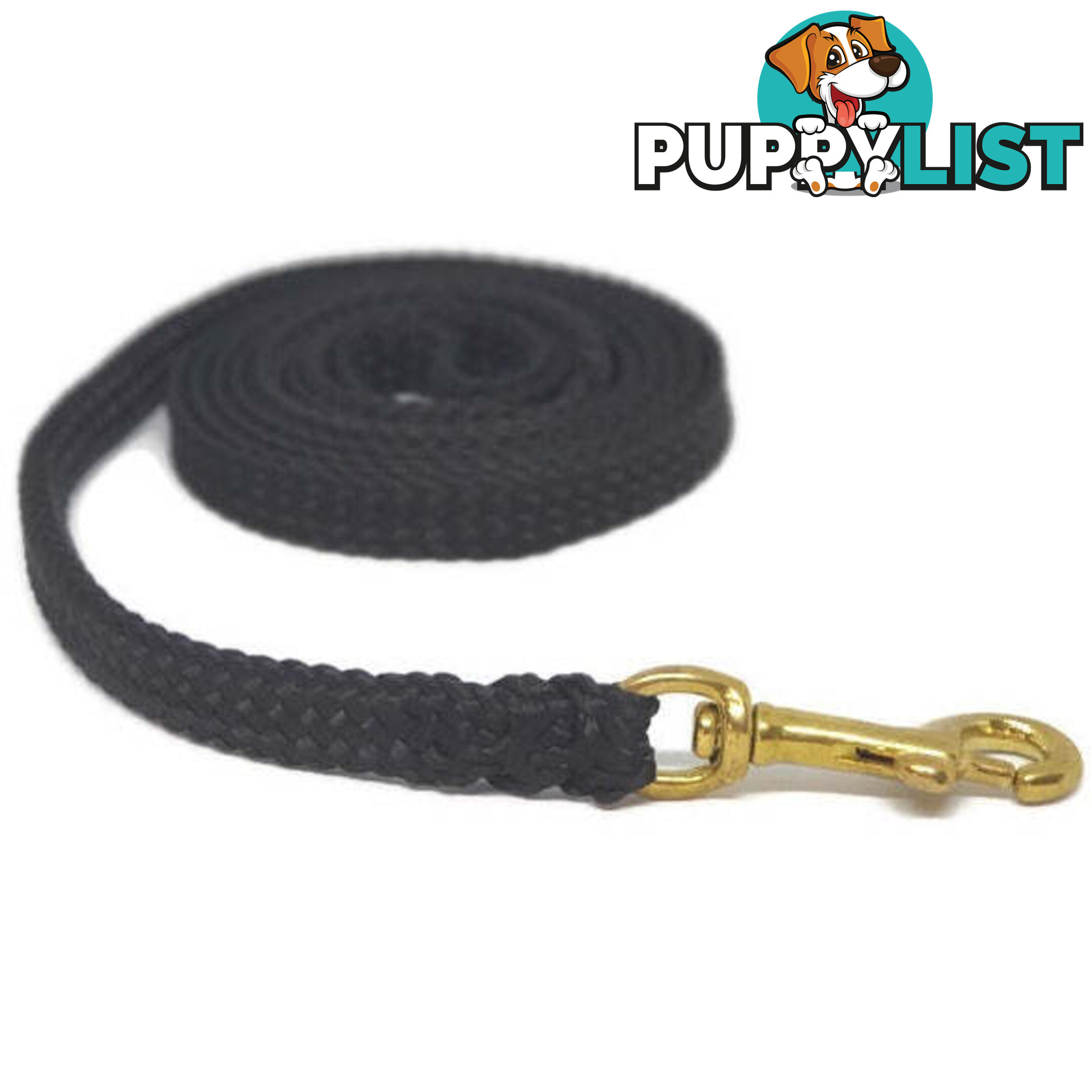 1.8m to 10m Long Dog Lead No Stitching Tough Yarnix 10mm Wide - YNXLD10-1.8-PUR-SS