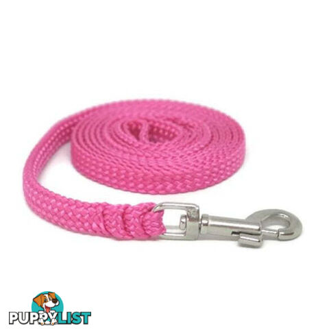 1.8m to 10m Long Dog Lead No Stitching Tough Yarnix 10mm Wide - YNXLD10-1.8-PUR-SS