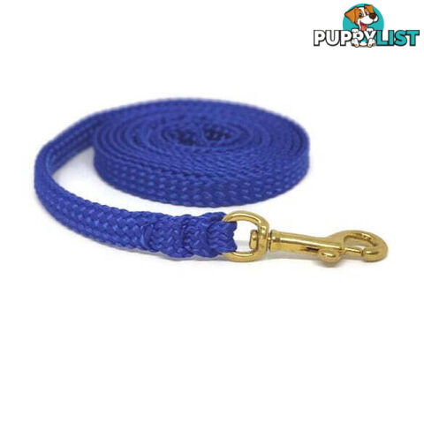 1.8m to 10m Long Dog Lead No Stitching Tough Yarnix 10mm Wide - YNXLD10-1.8-PUR-SS