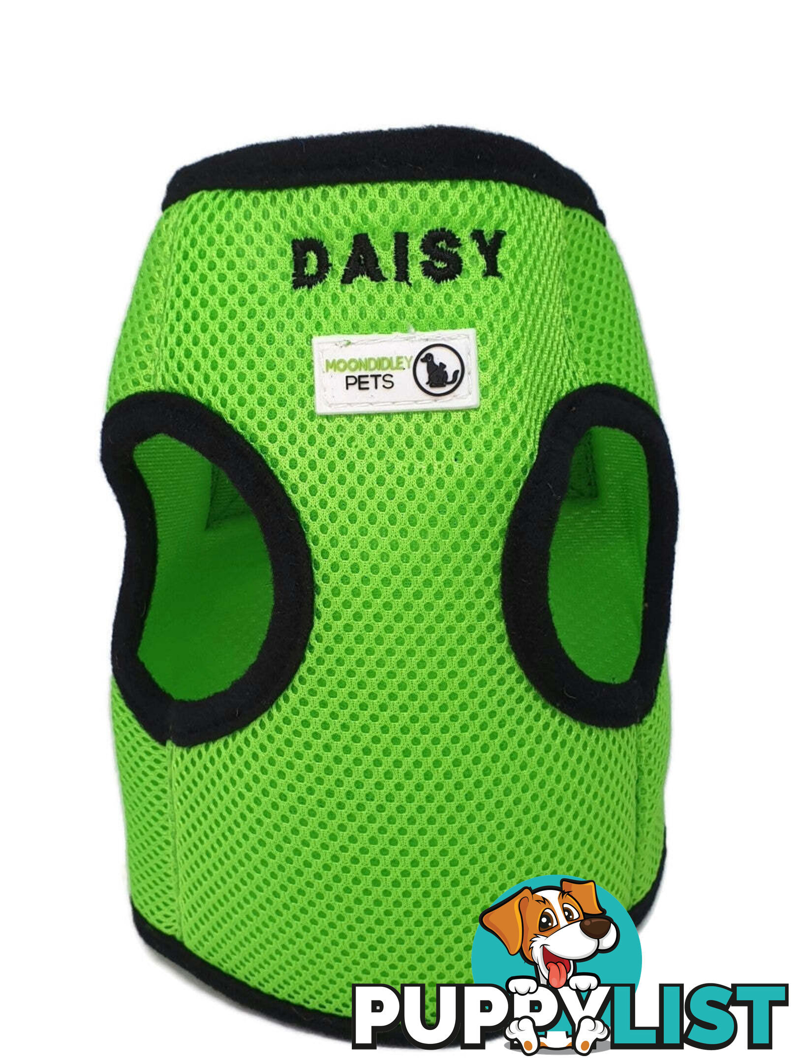 Doggie ID Vest Soft Air Mesh Personlised Embroidered - MDPIDVESXLPUR