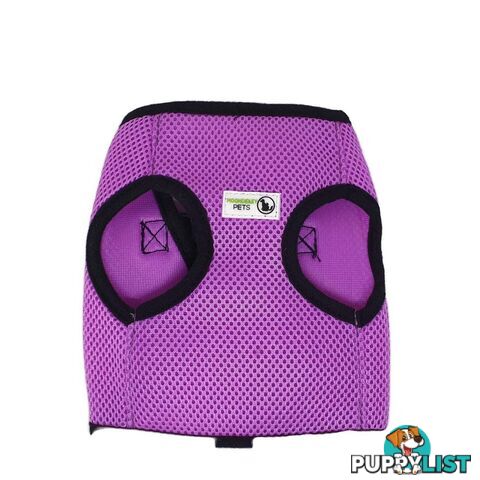 Doggie ID Vest Soft Air Mesh Personlised Embroidered - MDPIDVESXLPUR