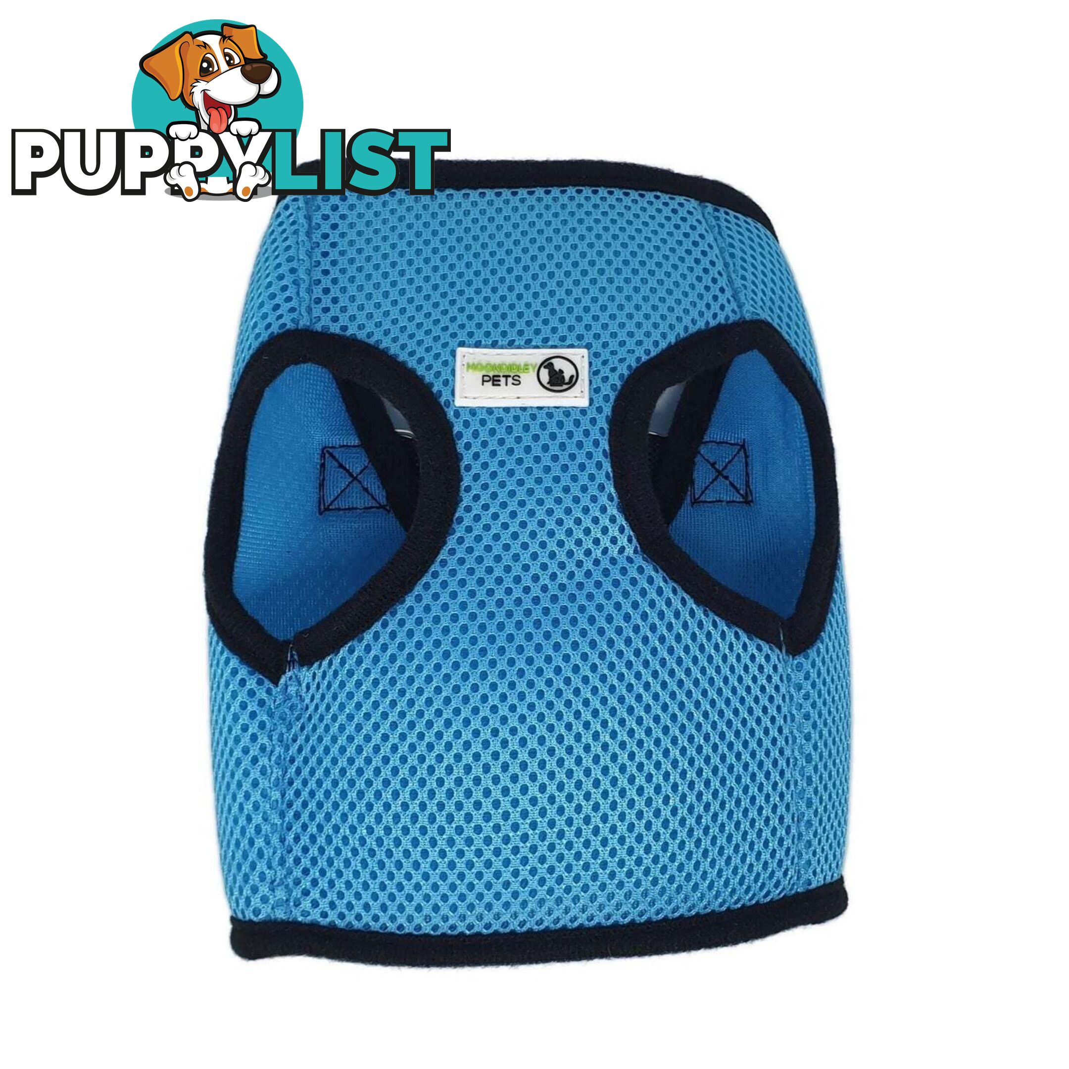 Doggie ID Vest Soft Air Mesh Personlised Embroidered - MDPIDVESXLPUR