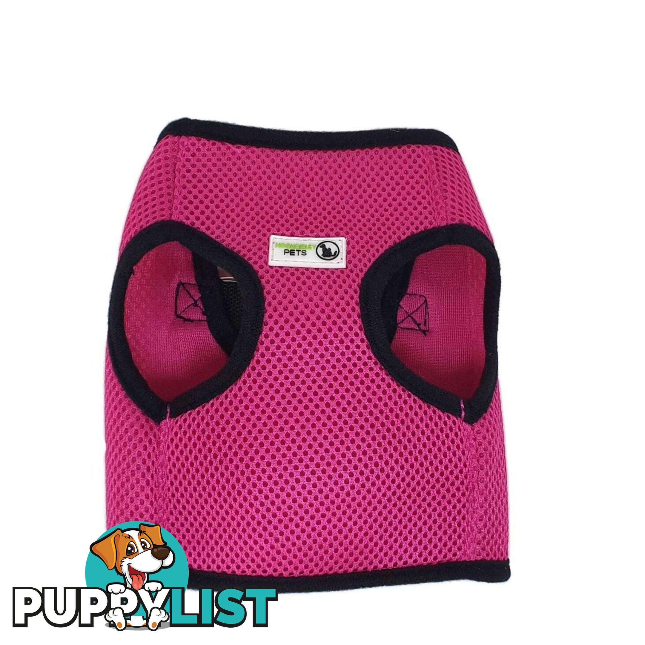 Doggie ID Vest Soft Air Mesh Personlised Embroidered - MDPIDVESXLPUR
