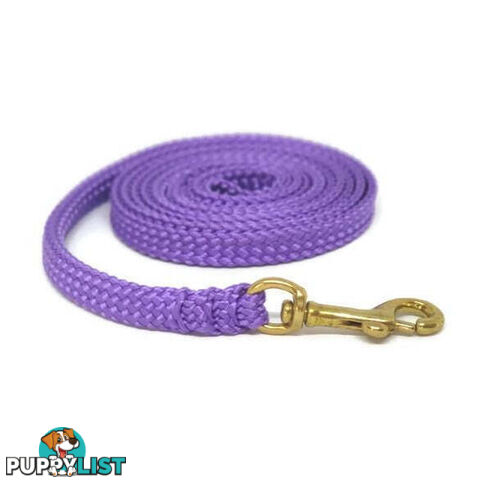 1.8m to 10m Long Dog Lead No Stitching Tough Yarnix 10mm Wide - YNXLD10-3-BL-BR