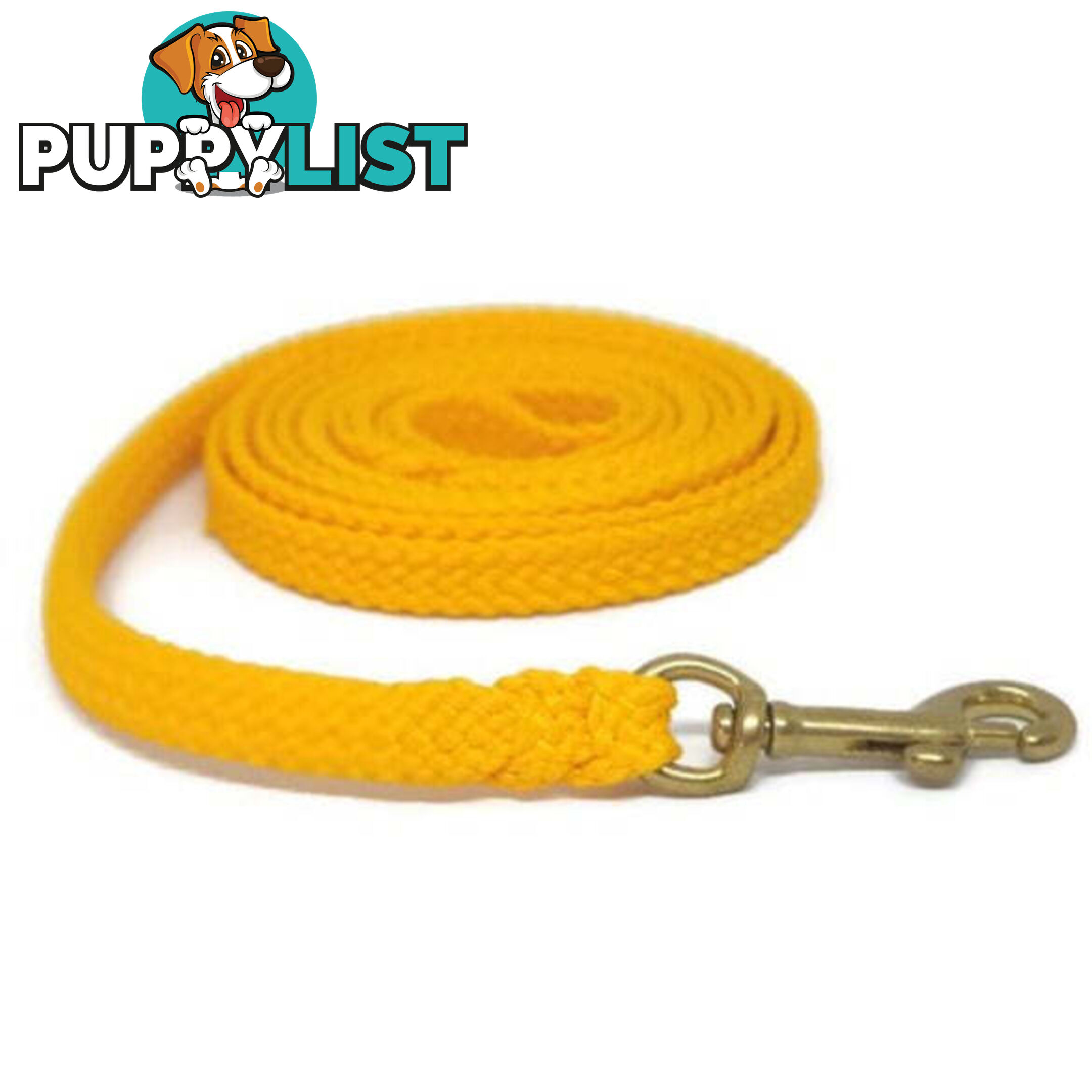 1.8m to 10m Long Dog Lead No Stitching Tough Yarnix 10mm Wide - YNXLD10-3-BL-BR