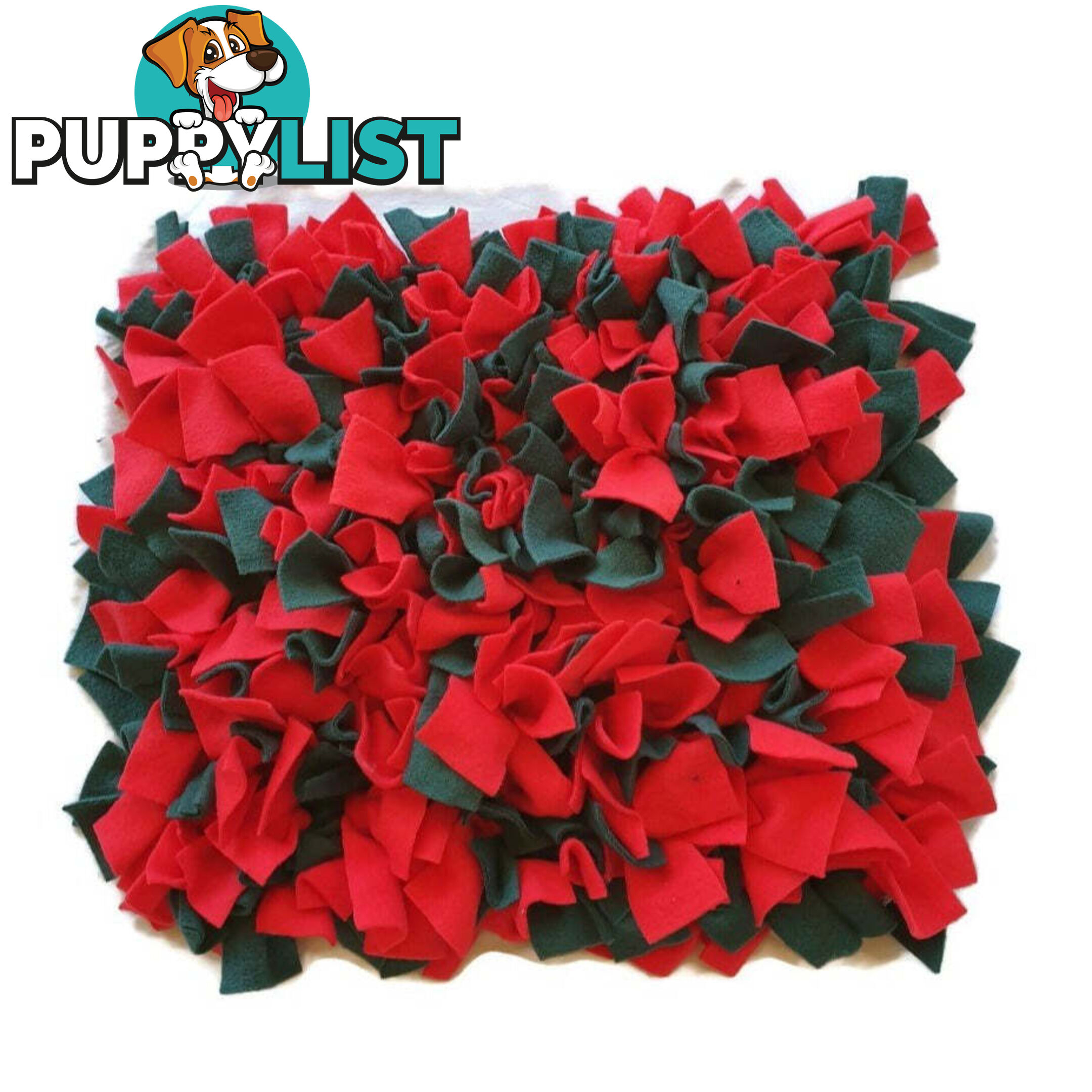 Snuffle Mats - Premium Heavy Duty Rubber Based - Pet Treat Play - Calms Anxiety - Slow Feeder - SNUFFLE-S-NVGR