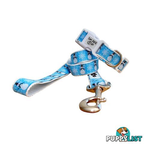 Christmas Dog Lead / Dog Leash - Hand Made by The Bark Side - TBSLDCHRSNO251.2