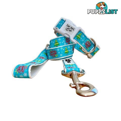 Christmas Dog Lead / Dog Leash - Hand Made by The Bark Side - TBSLDCHRSNO251.2