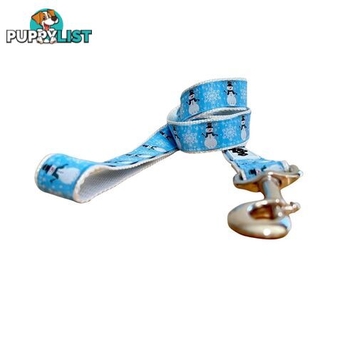 Christmas Dog Lead / Dog Leash - Hand Made by The Bark Side - TBSLDCHRSNO251.2