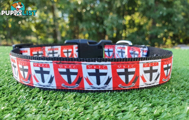 AFL Dog Collars, Footy - Aussie Rules - Moondidley Pets - MDPCOLAFLXSSS