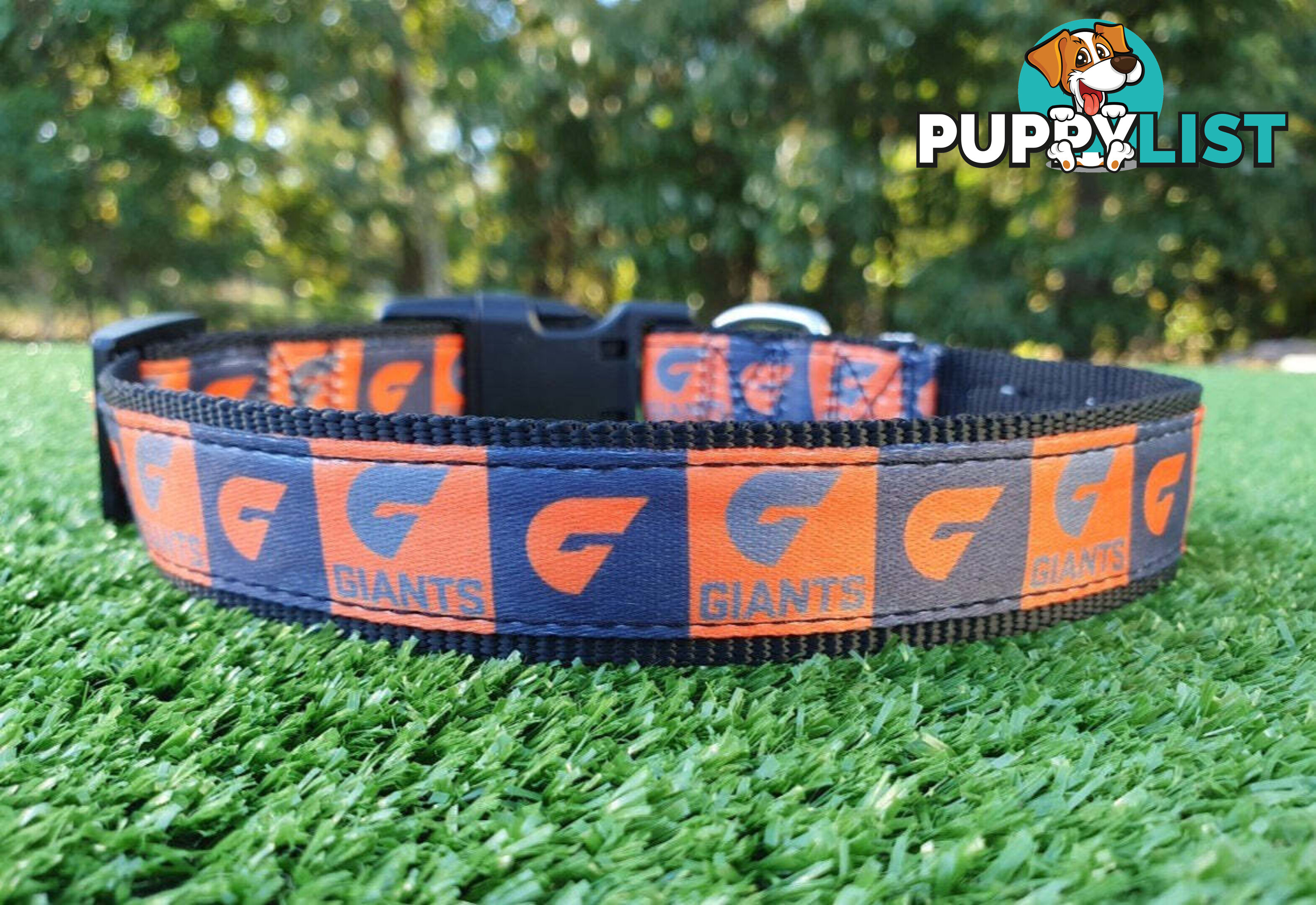 AFL Dog Collars, Footy - Aussie Rules - Moondidley Pets - MDPCOLAFLXSSS