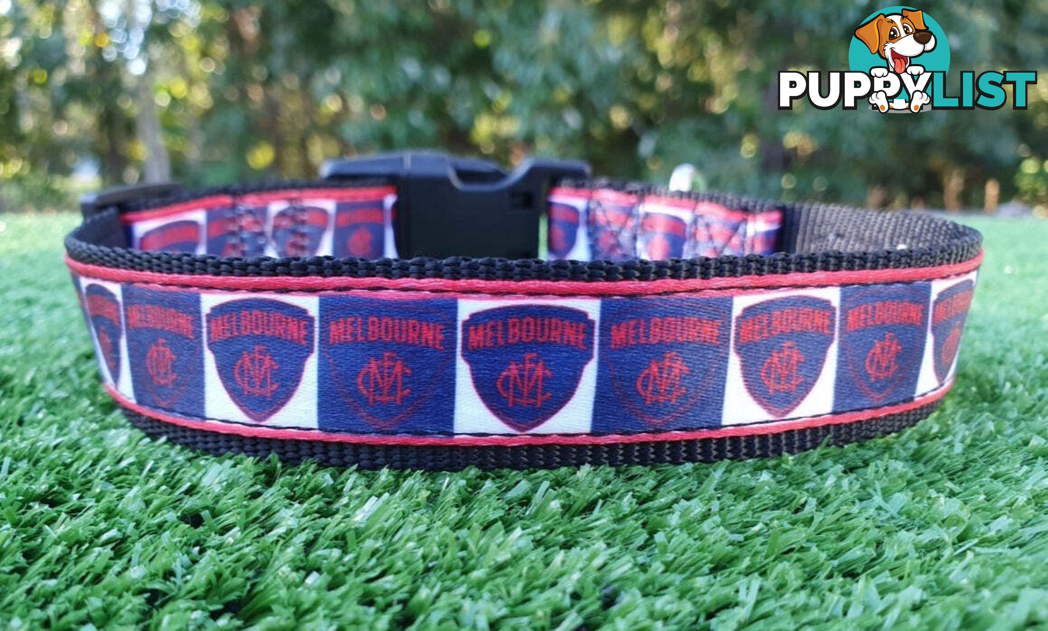 AFL Dog Collars, Footy - Aussie Rules - Moondidley Pets - MDPCOLAFLXSSS