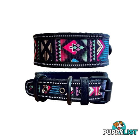 Thick Neoprene Dog Collar - Hand Made by The Bark Side - TBSNEOMEDCAM